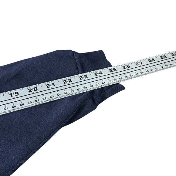 Vintage Champion Michigan Wolverines Hoodie Mens Large Blue USA 80s 90s Pullover - Picture 8 of 10